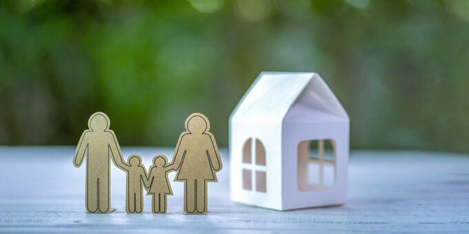 a group of small houses