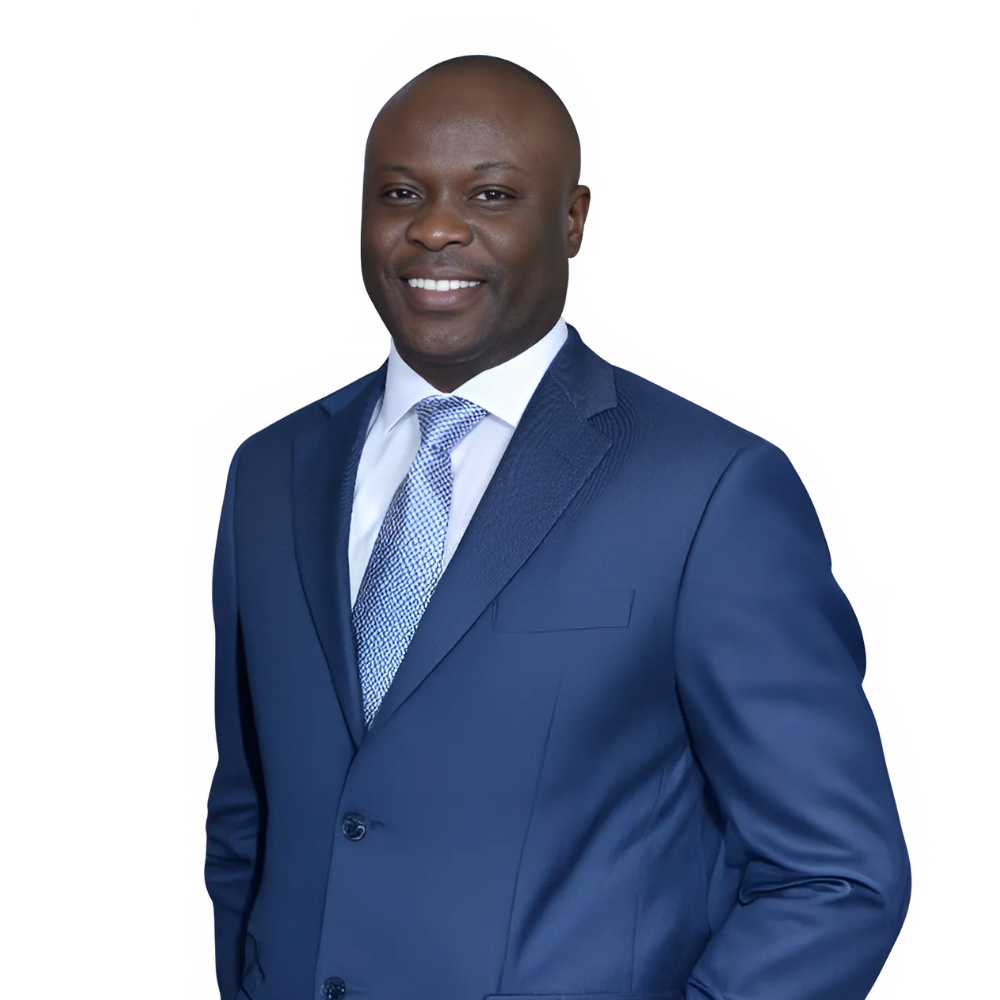 a man in a suit smiling