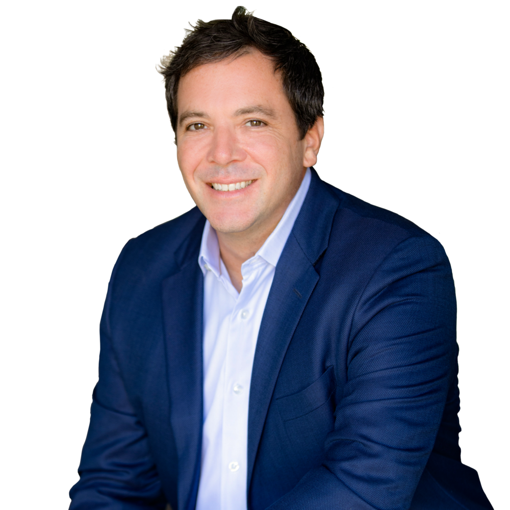 a person in a blue suit